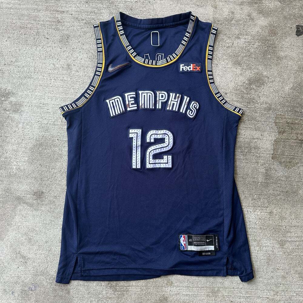 Nike Ja Morant Memphis Grizzlies 2021-22 City Edition Swingman Jersey Size 48